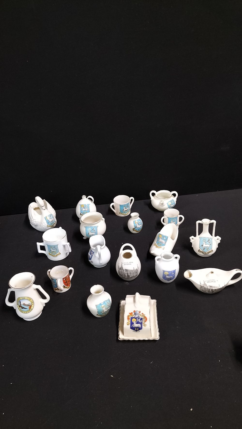 Lot 188: Collection of Various Vintage Preston Guild Porcelain Memorabilia 