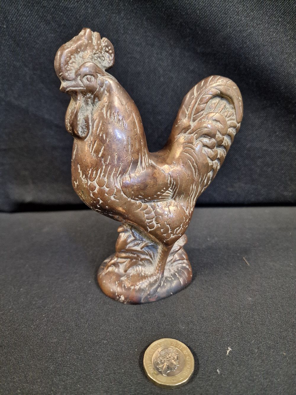 Lot 179: Vintage Solid Brass Cockerell