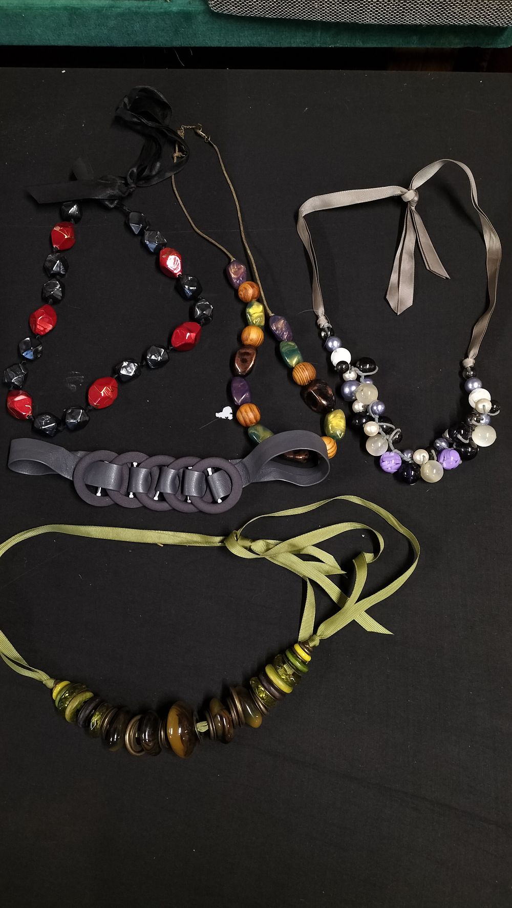 Lot 192: Selection of Various Boho ribbon Necklaces 