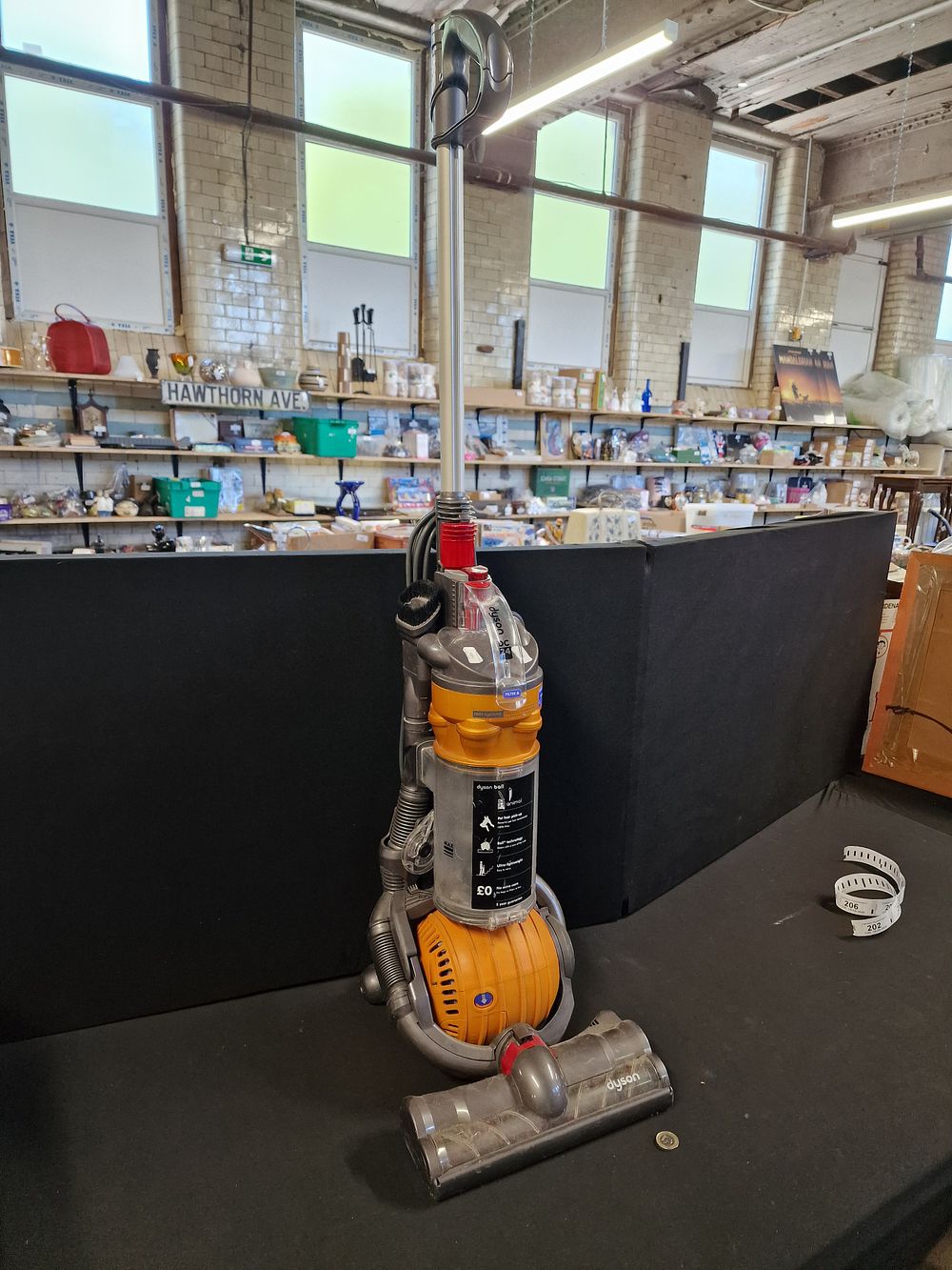 Lot 202: Dyson DC24 Upright Rollerball Vacuum Cleaner with Accessories Tested for Power