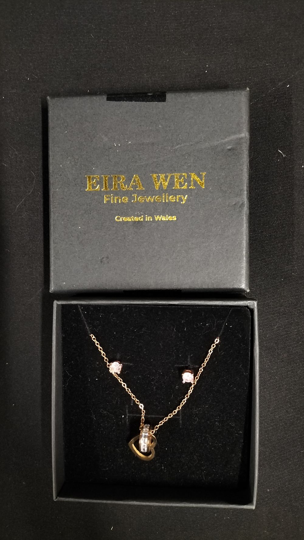 Lot 193: 18 CT Gold plated Eira Wen Swarovski Necklace...