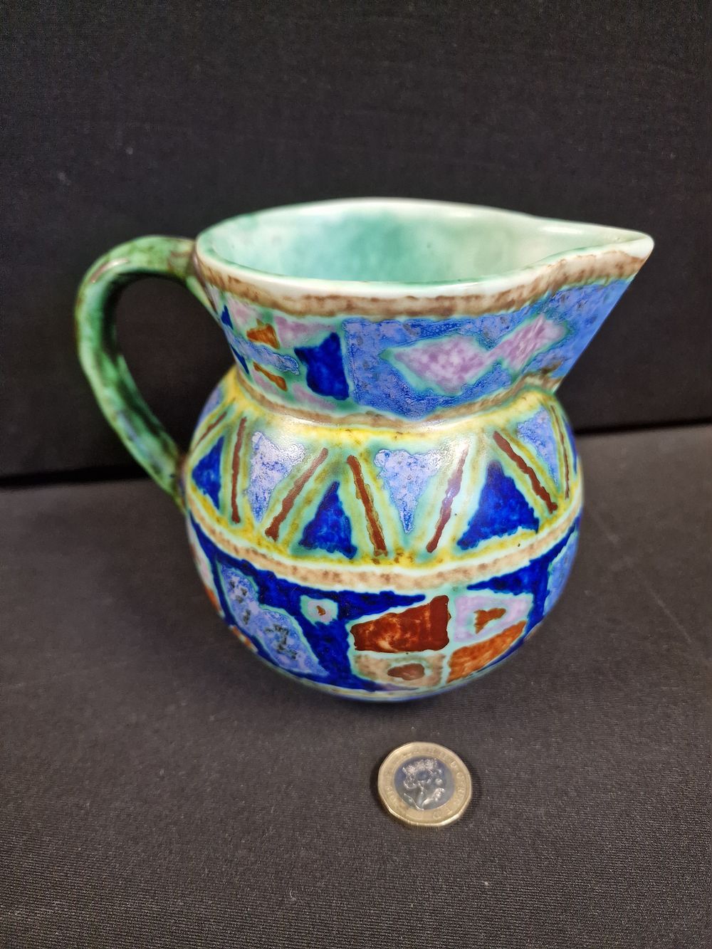 Lot 211: Vintage Decorative Crown Devon Jug