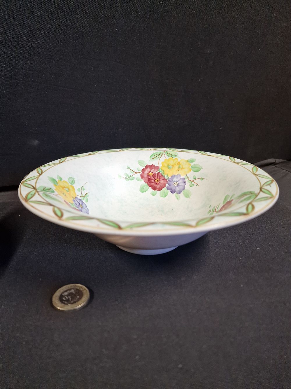 Lot 214: Vintage Hand Painted Radford Pottery Bowl