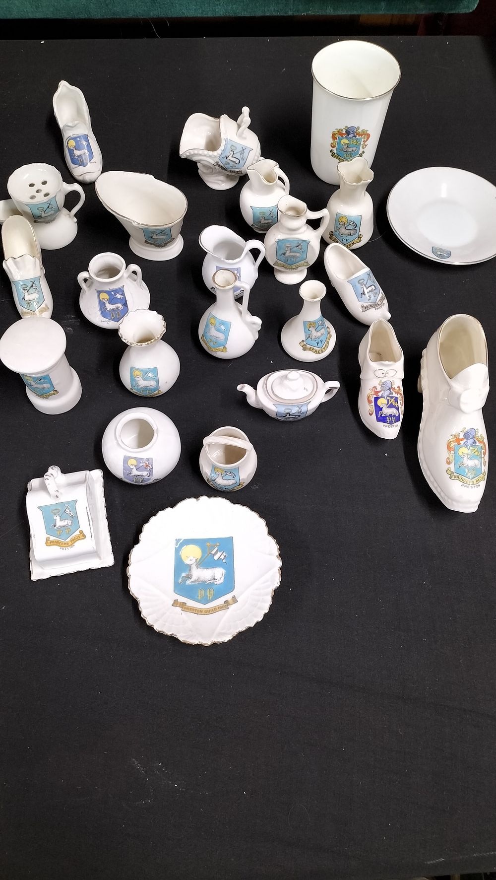 Lot 200: Collection of Various Vintage Preston Guild Porcelain Memorabilia 
