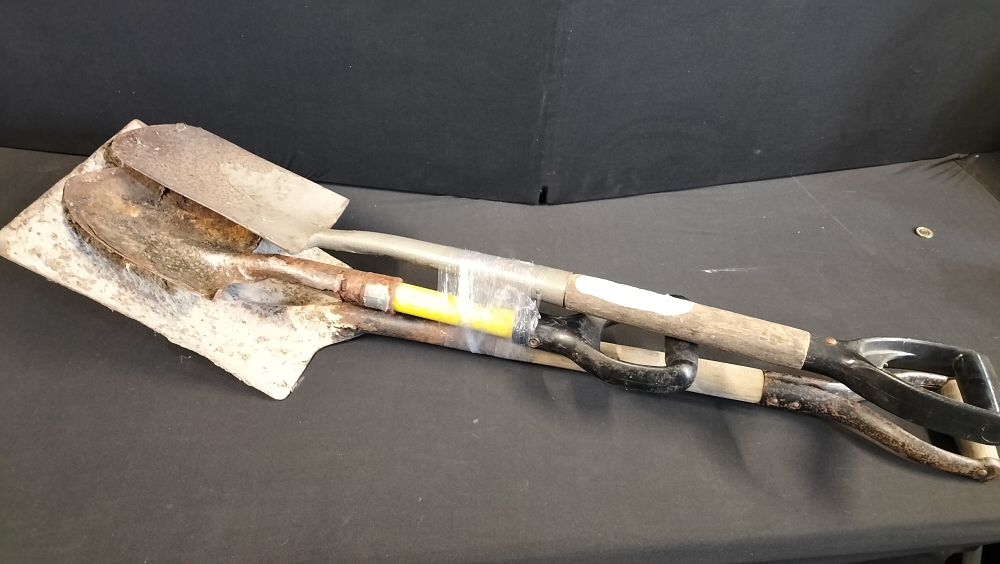Lot 241: Three Shovels. COLLECTION ONLY 