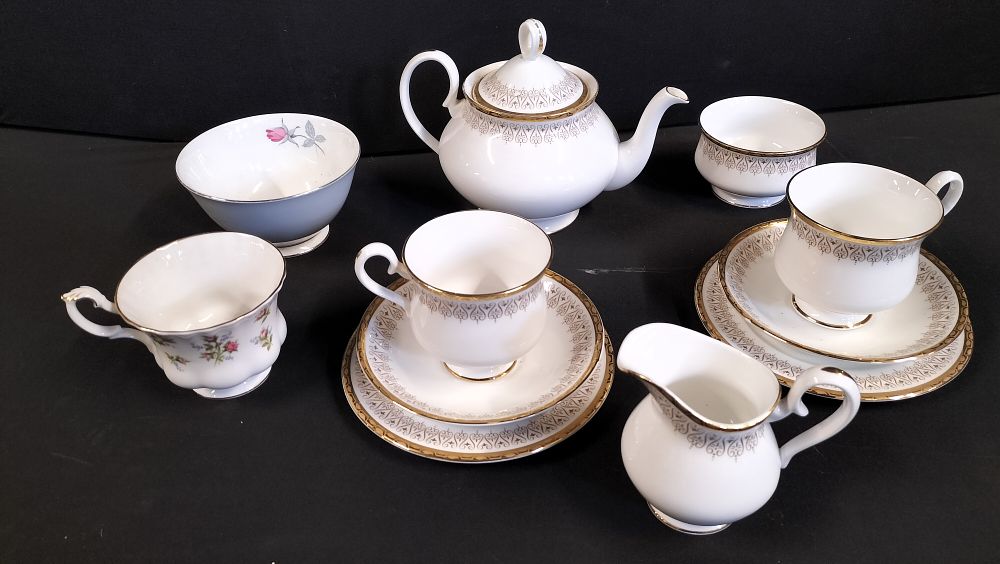 Lot 243: Royal Albert, Burlington, Teapot, Sugar Bowl, Milk Jug,...