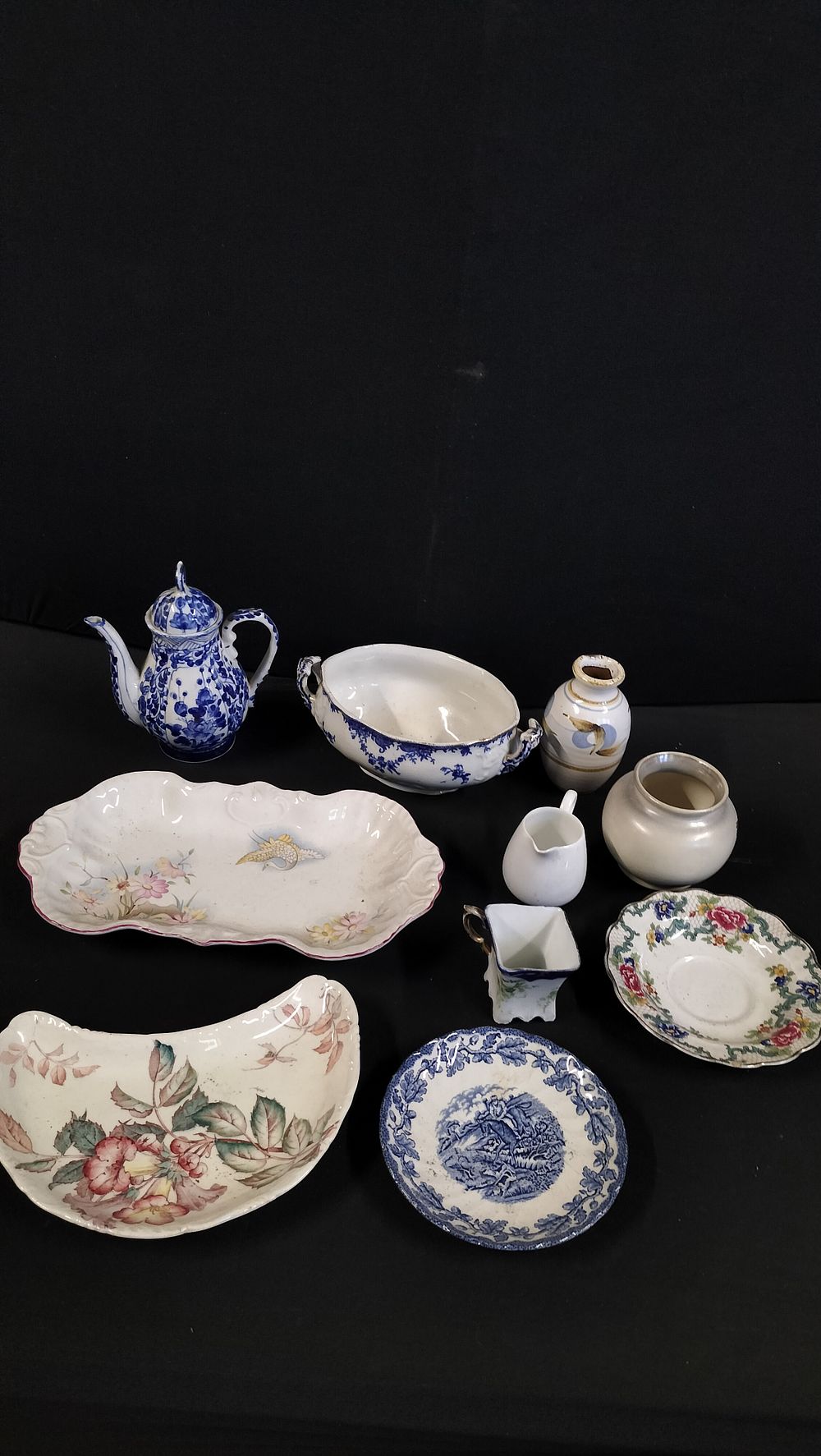 Lot 261: Mixed Lot of porcelain and Pottery . COLLECTION...