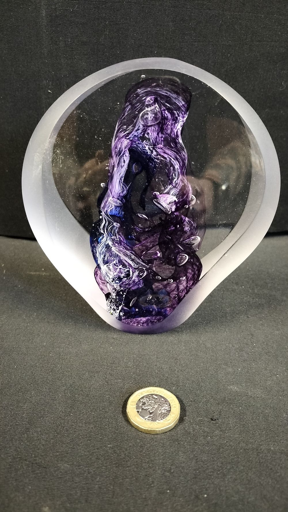 Lot 264: Jane Charles Studio Glass Paperweight 
