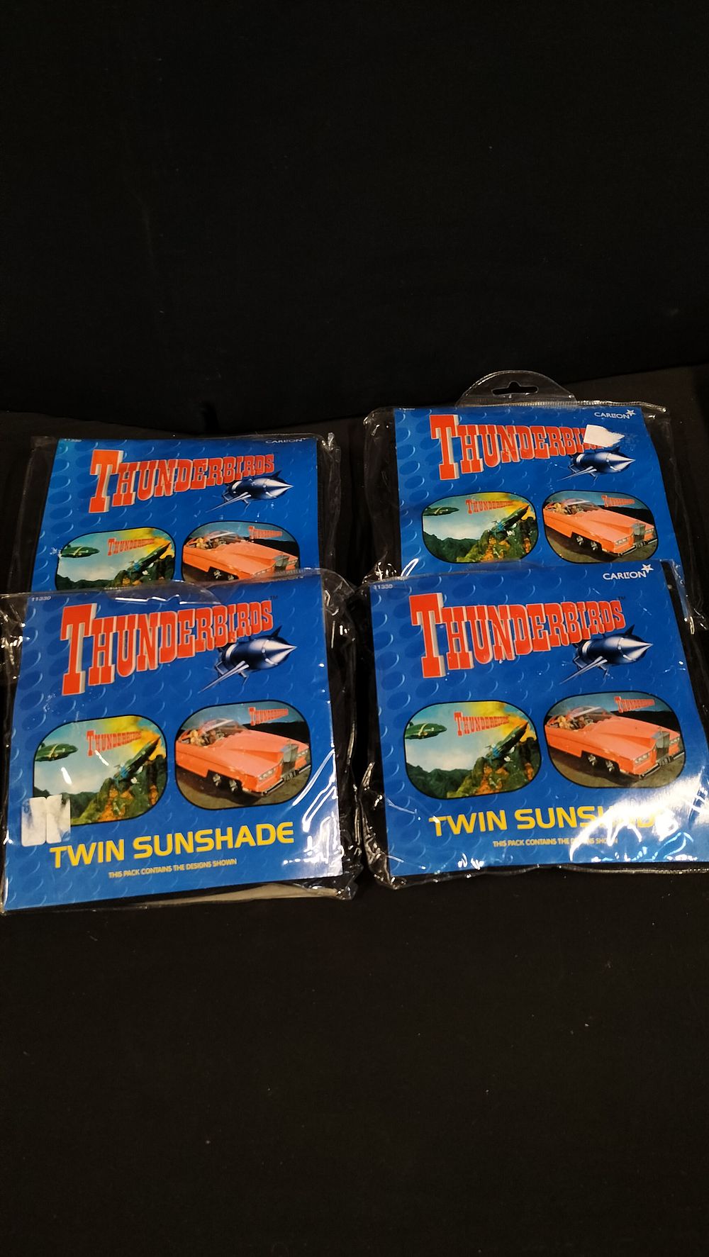 Lot 266: 4 X packs of Thunderbirds Twin Sunshades for...