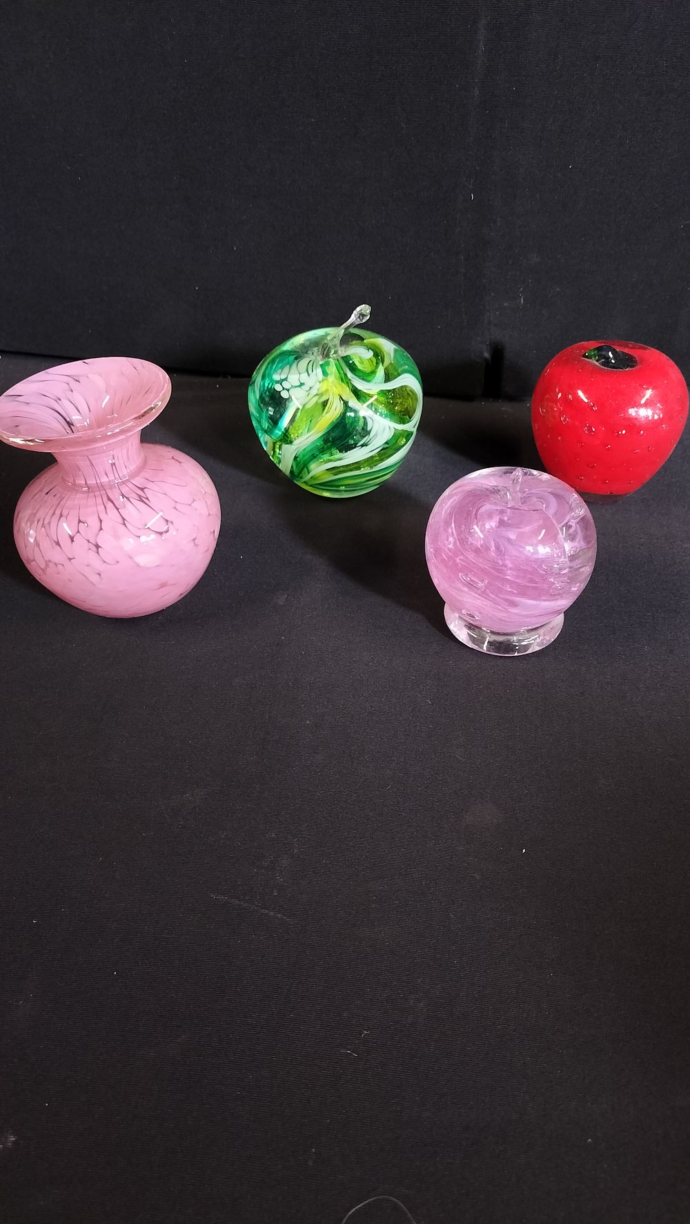 Lot 286: 4 Studio Glass Paperweights 