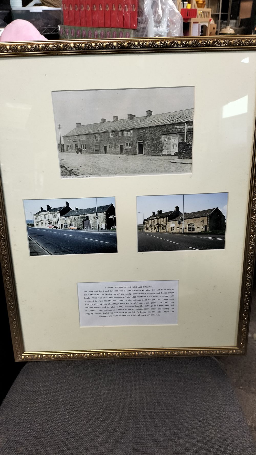 Lot 317: Framed Photographs Through Time of The Bull And...