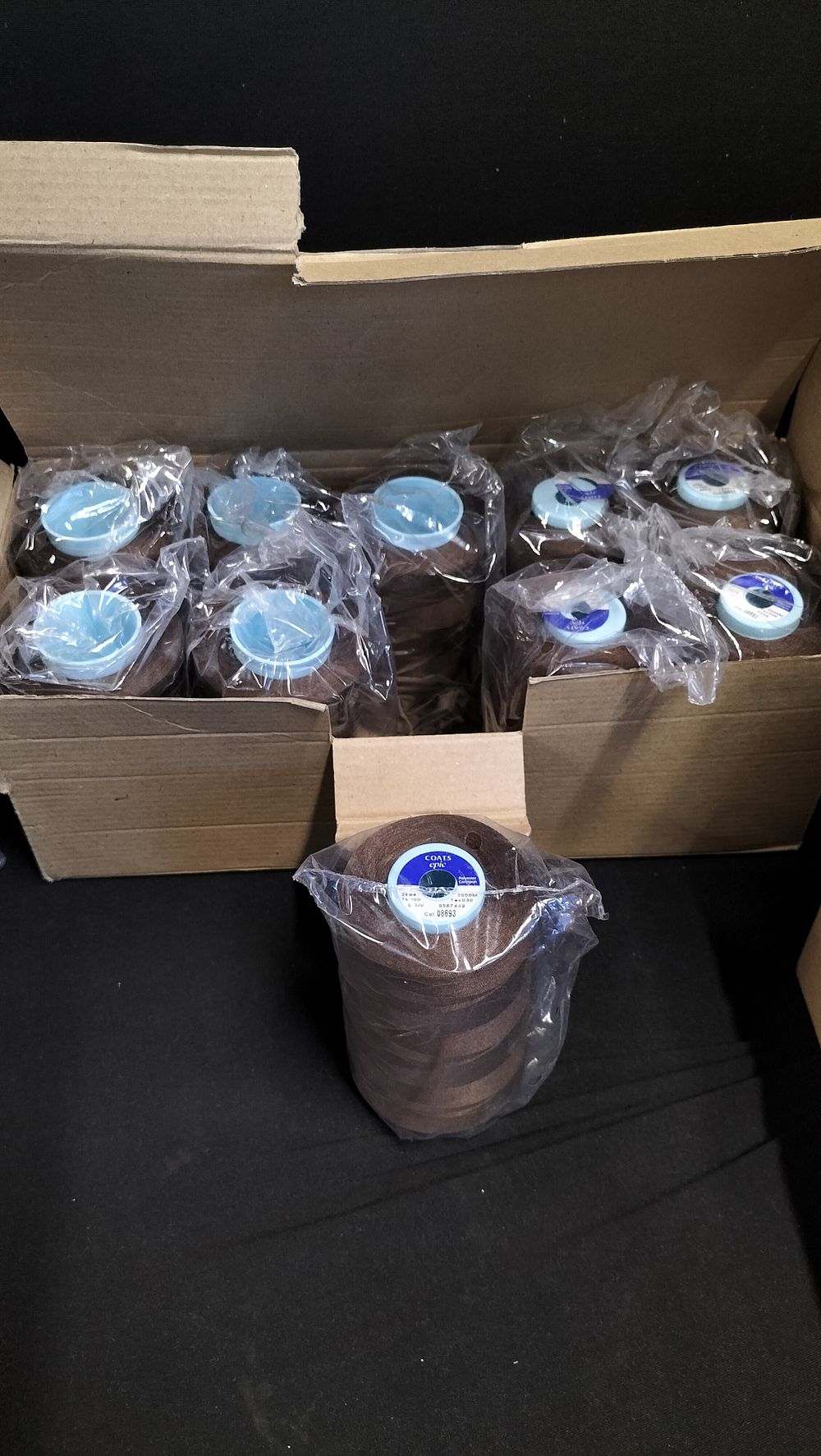 Lot 326: Coats Epic 10 x Boxed  Brand New Spools...