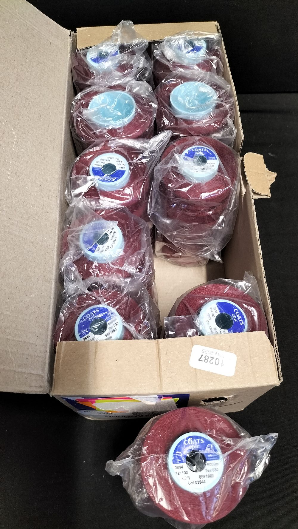 Lot 331: Coats Epic 10 x Boxed Brand New Spools...