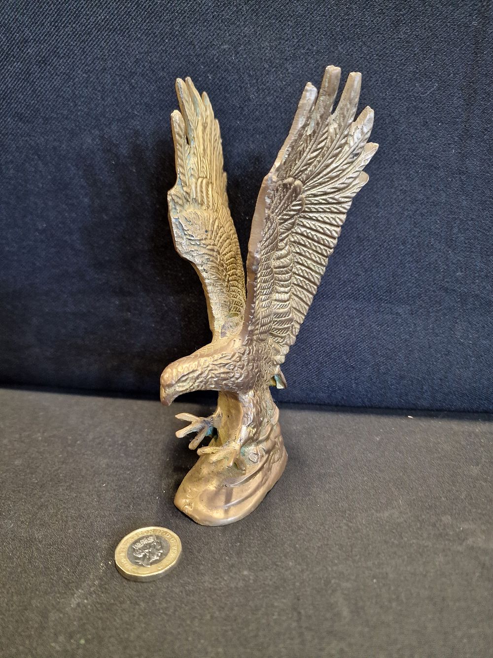Lot 559: Vintage Brass Eagle
