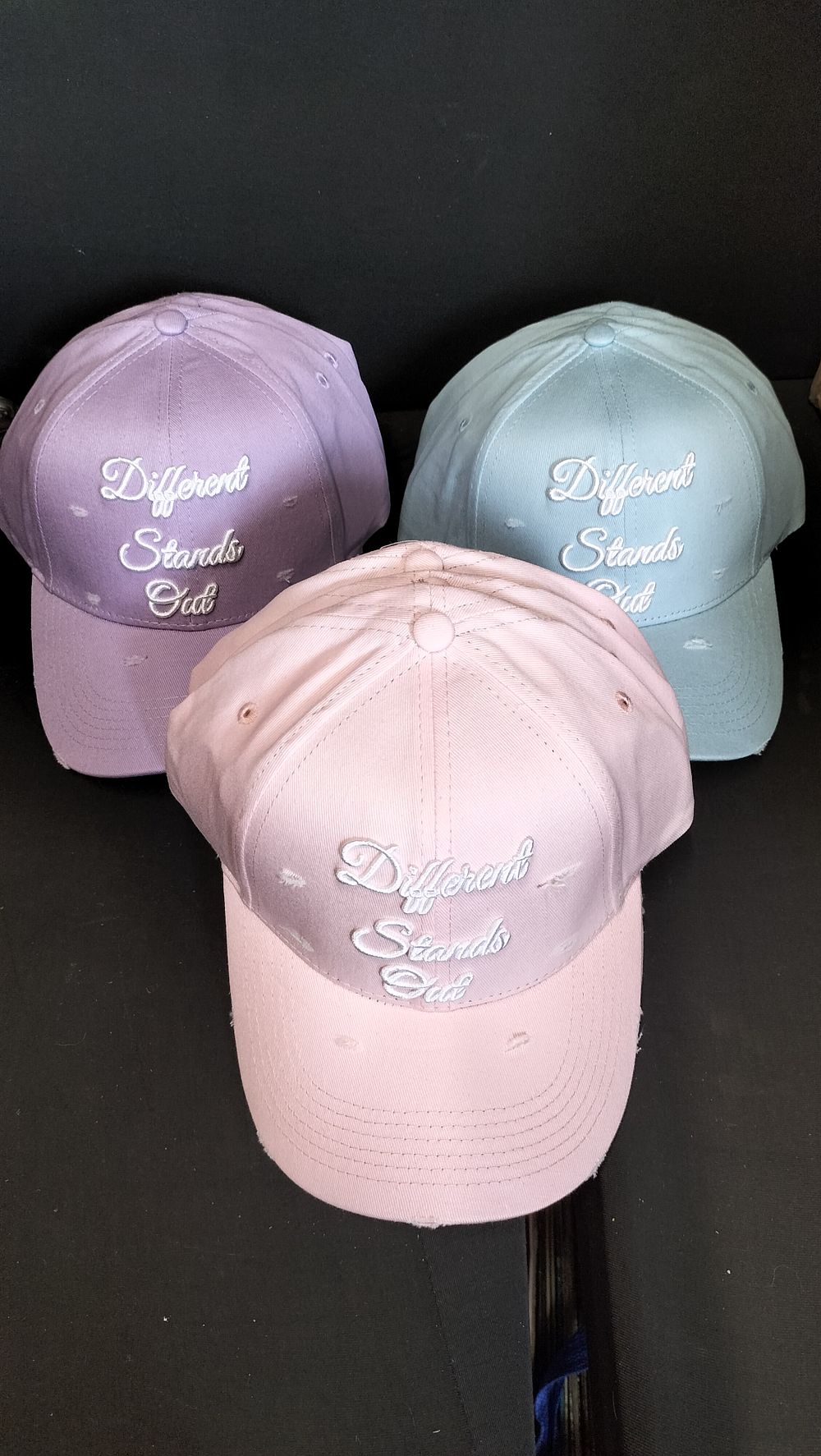 Lot 359: 9 x Different Stands Out Baseball Caps. Pink,...