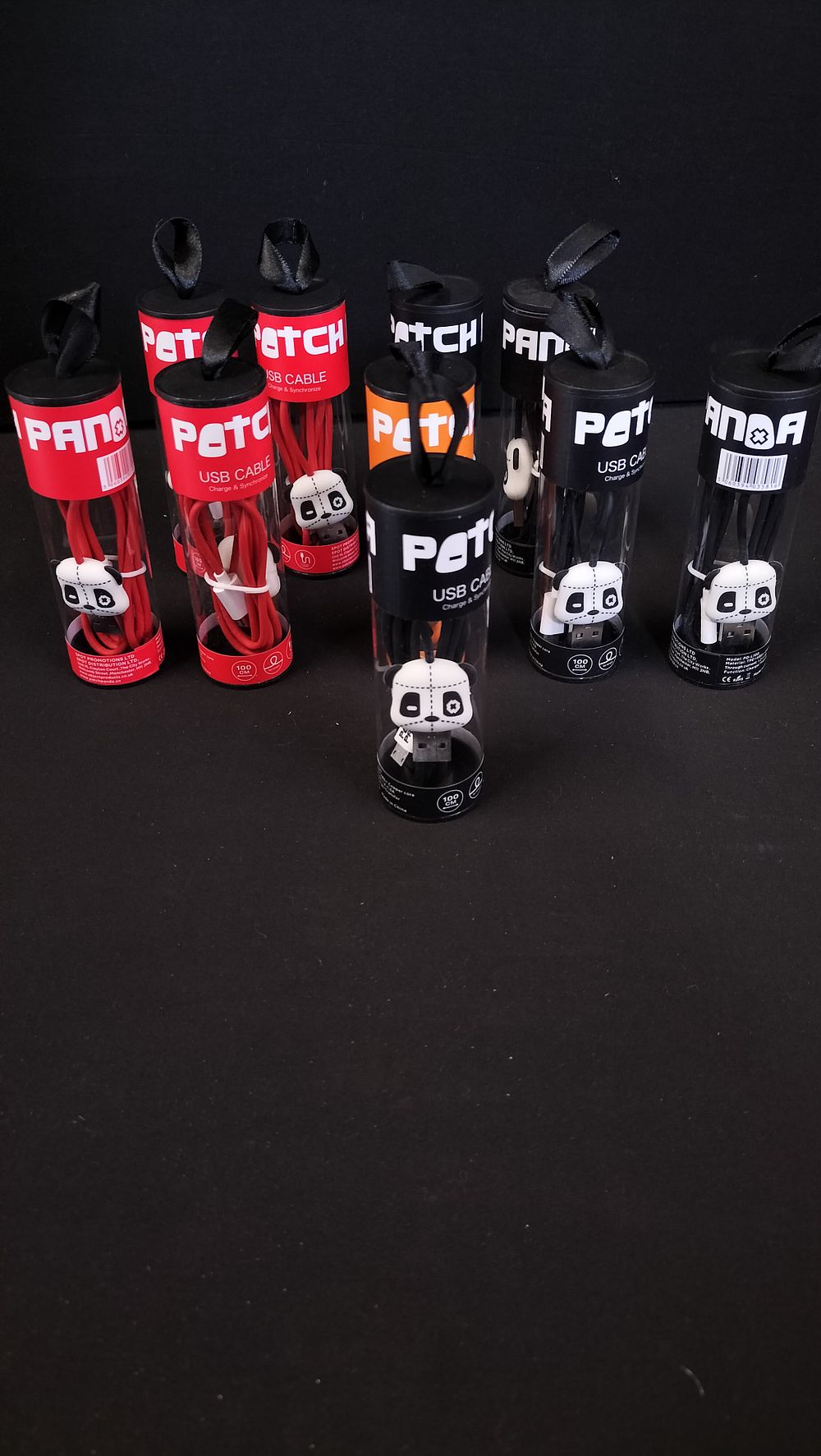 Lot 369: 10 x Potch Panda Micro USB Charging Cables