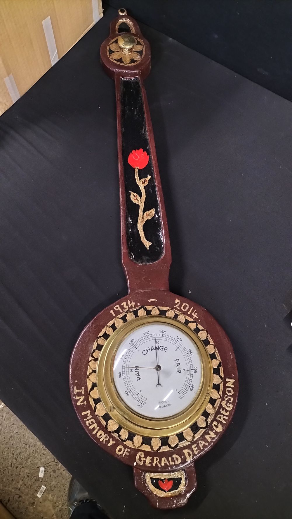 Lot 377: Homemade Barometer