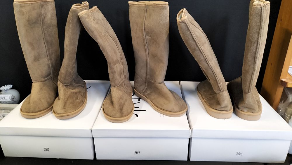 Lot 384: Brand New in Box. Be Style, Three Pairs...