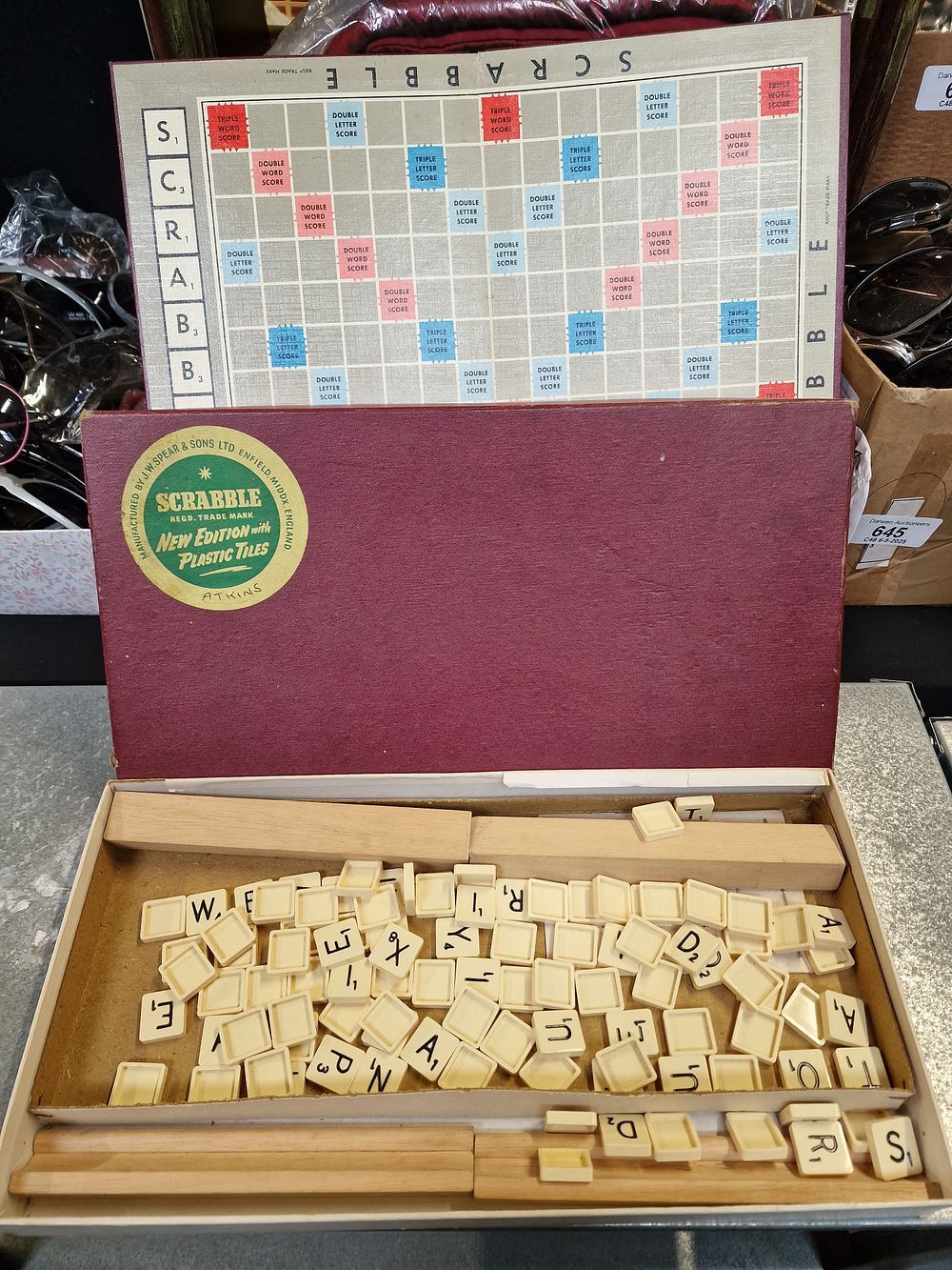 Lot 394: Vintage Scrabble Board Game 