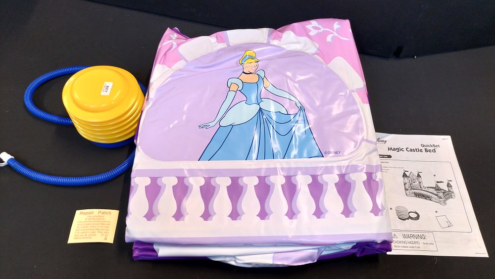 Lot 716: Disney Princess Princess Inflatable Bed with Foot Pump...
