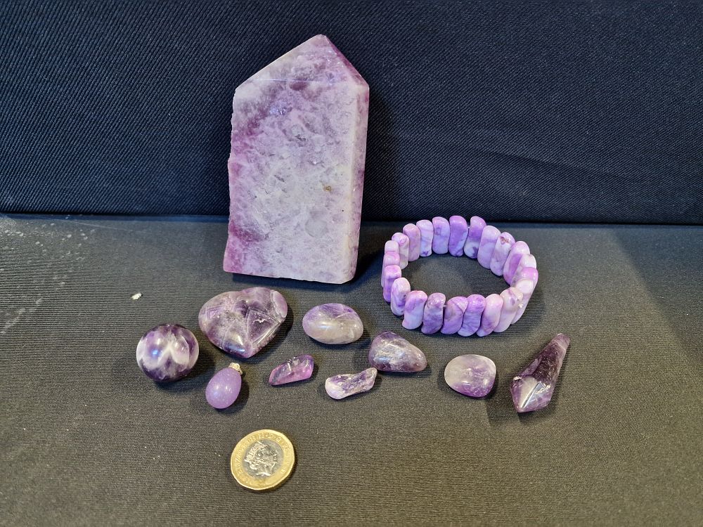 Lot 647: Selection of Amethyst Crystals