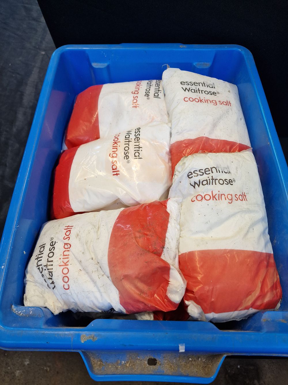 Lot 648: x19 Bags of Cooking Salt 1.5kg COLLECTION ONLY