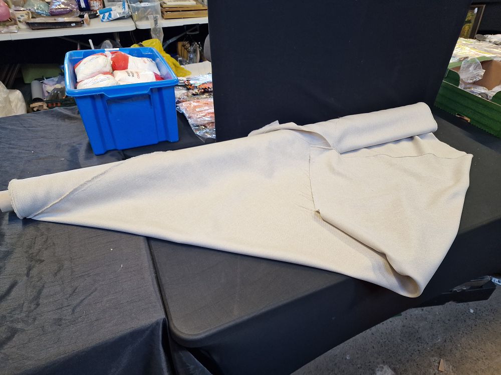 Lot 649: Roll of Material. Approx 150cm Length COLLECTION ONLY