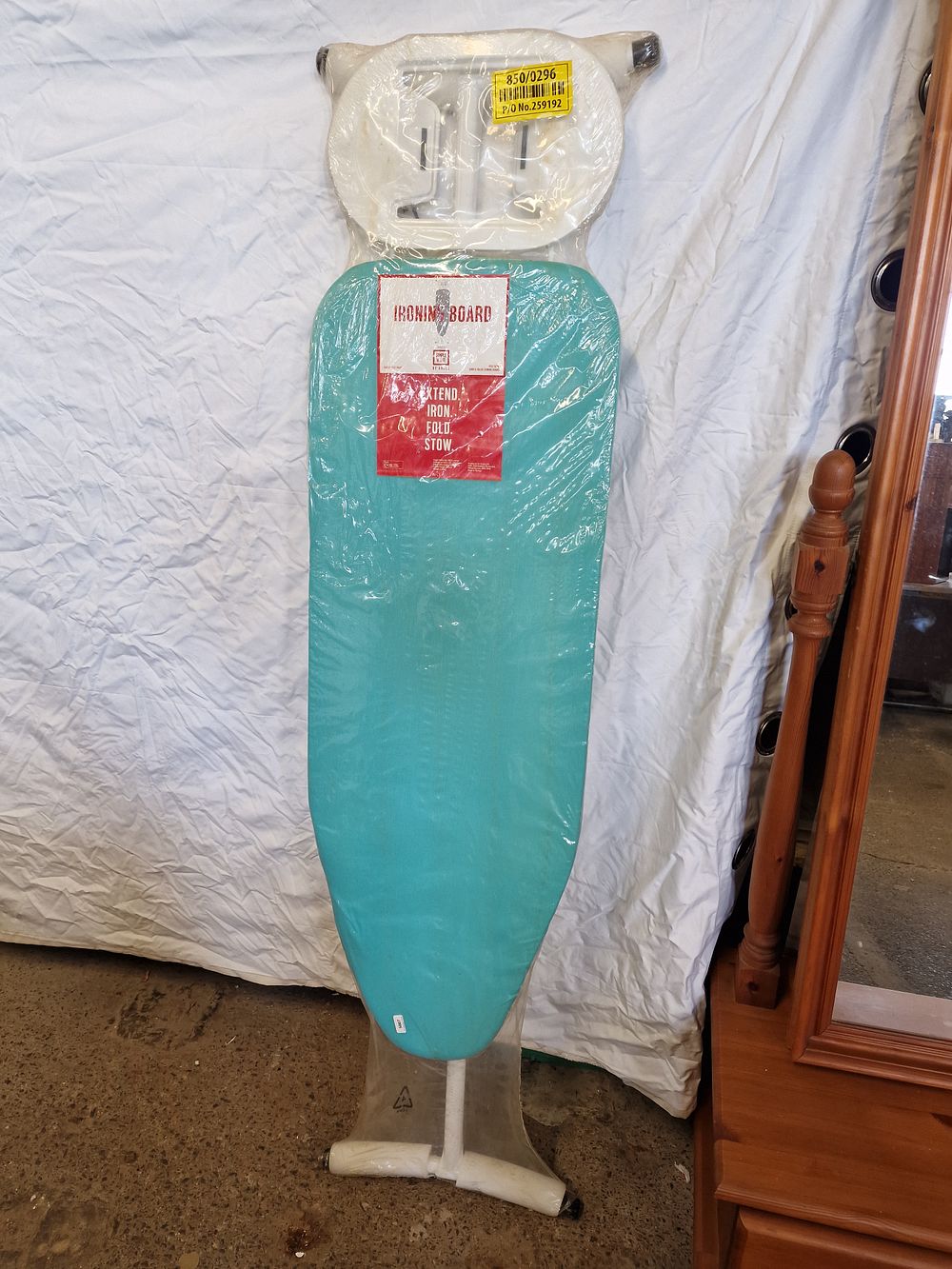 Lot 668: Brand New Ironing Board Still Wrapped COLLECTION ONLY Ideal Gift for Loved One