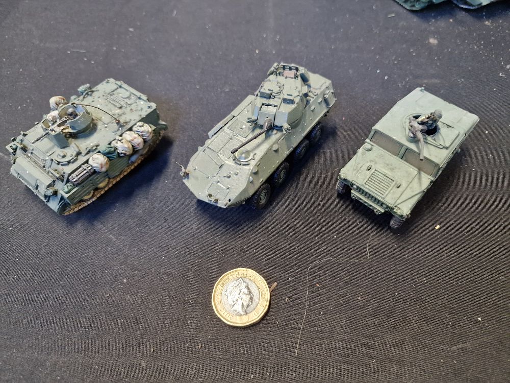 Lot 733: Vintage Corgi Military Vehicles Play Worn