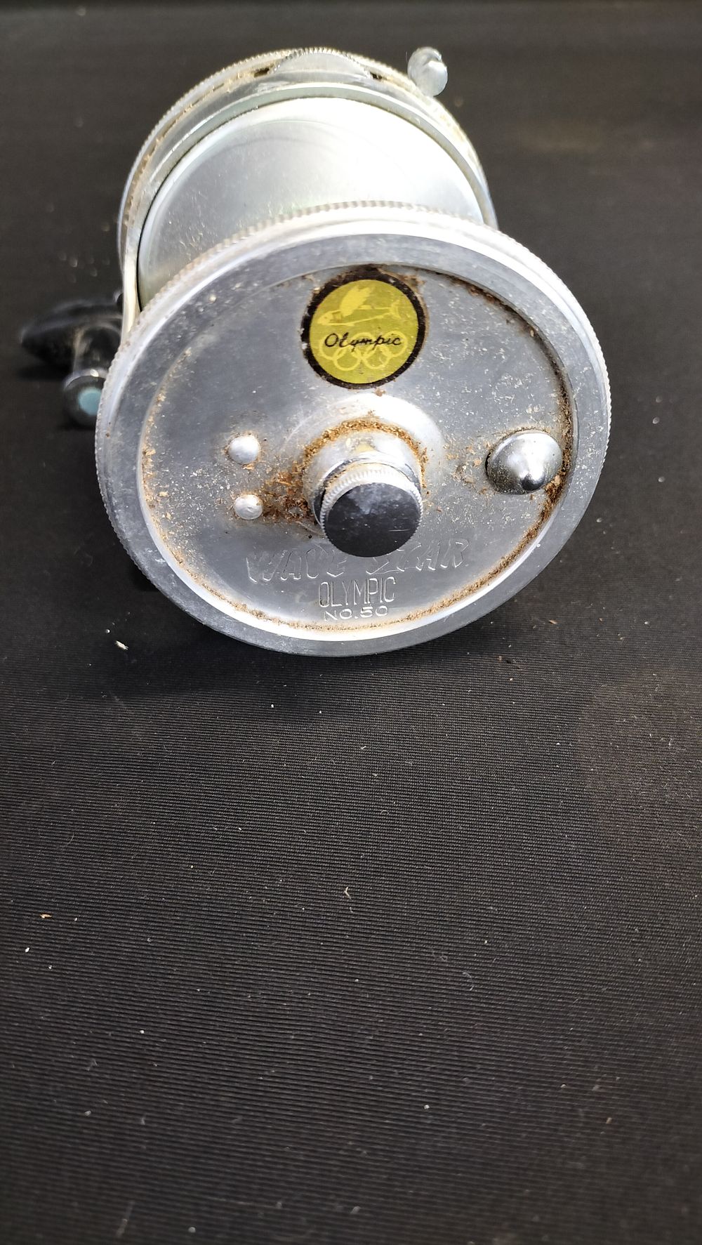 Lot 774: Wave Star Olympic No 50 fishing reel with...