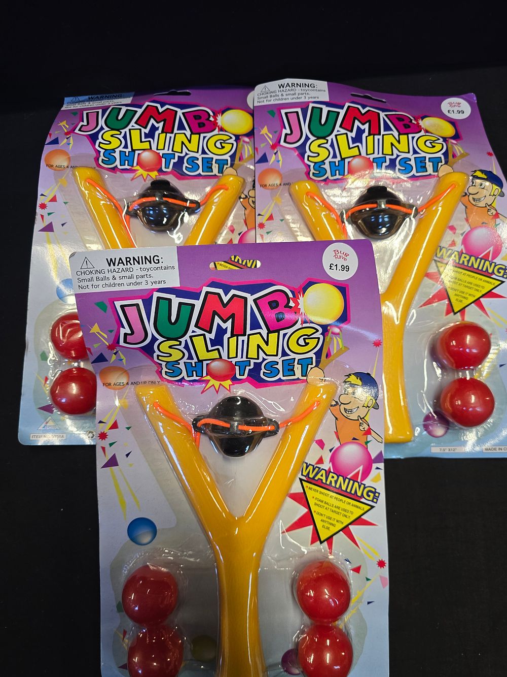 Lot 778: Three Jumbo sling shot sets
