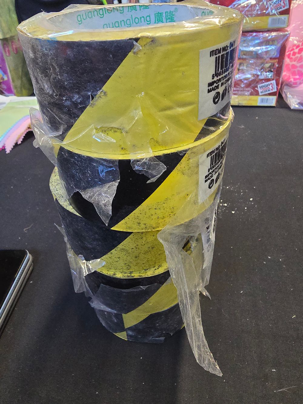 Lot 789: Five rolls of warning tapes