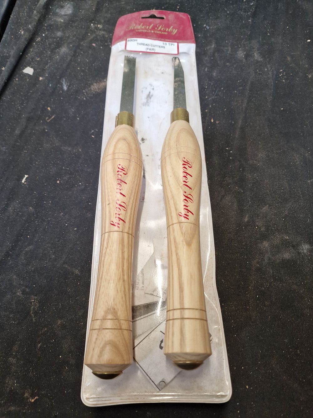 Lot 208: Robert Sorby 890H Pair of Thread Cutters Lathe...