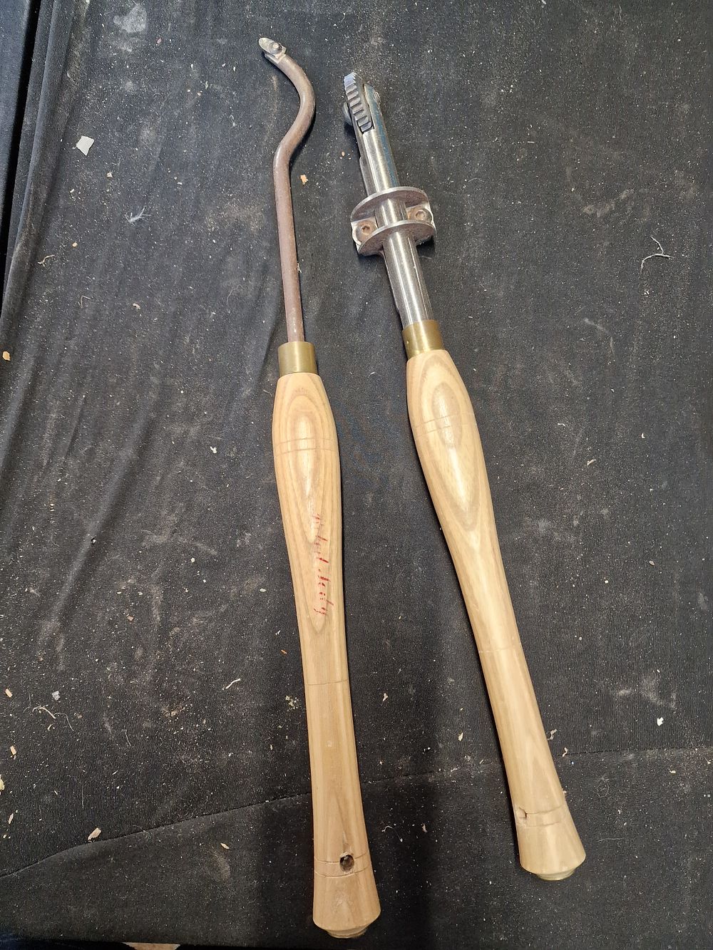 Lot 216: Pair of Vintage Robert Sorby Wood Turning Tools...