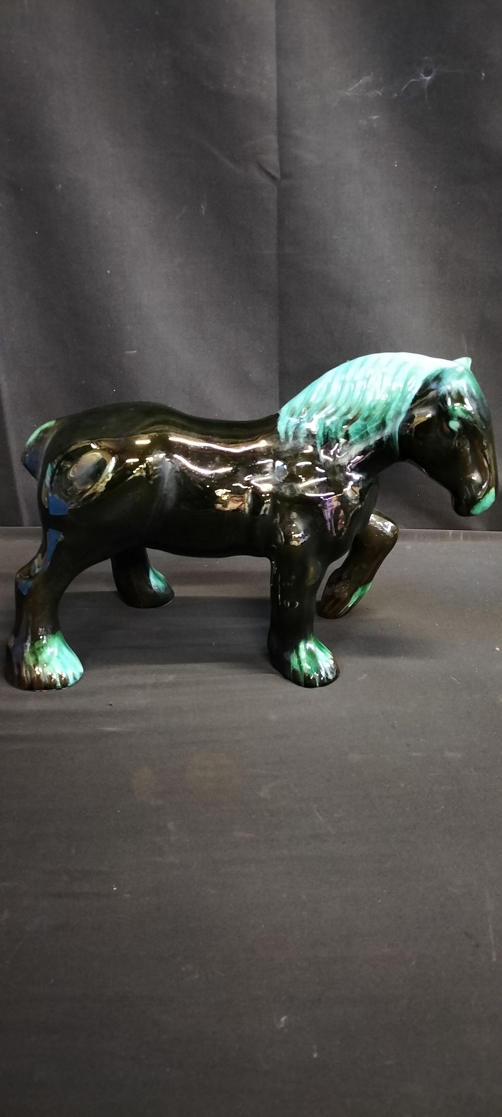 Lot 165: Canadian Blue Mountain shire Horse. Measures approx 13...