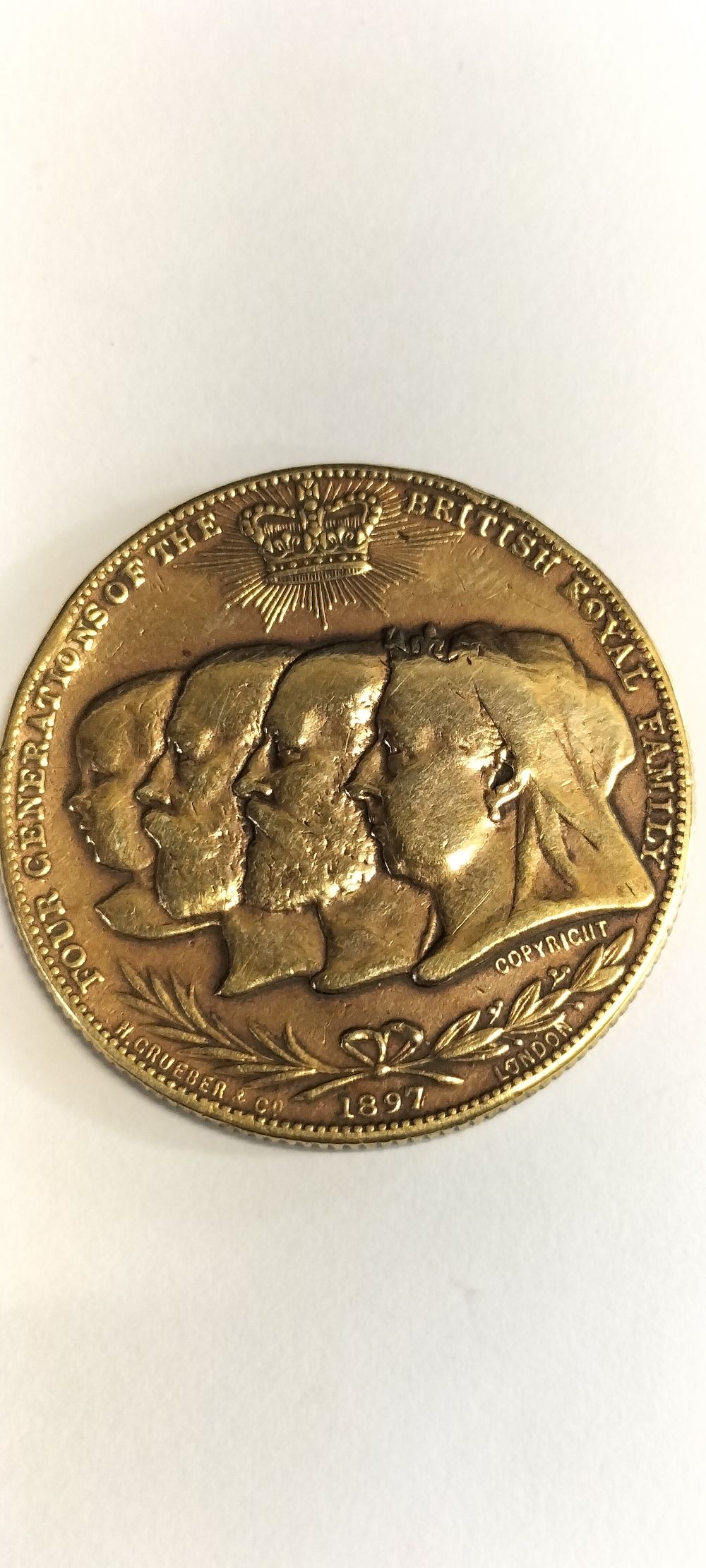 Lot 177: A Four Generations of the Royal Family Bronze...