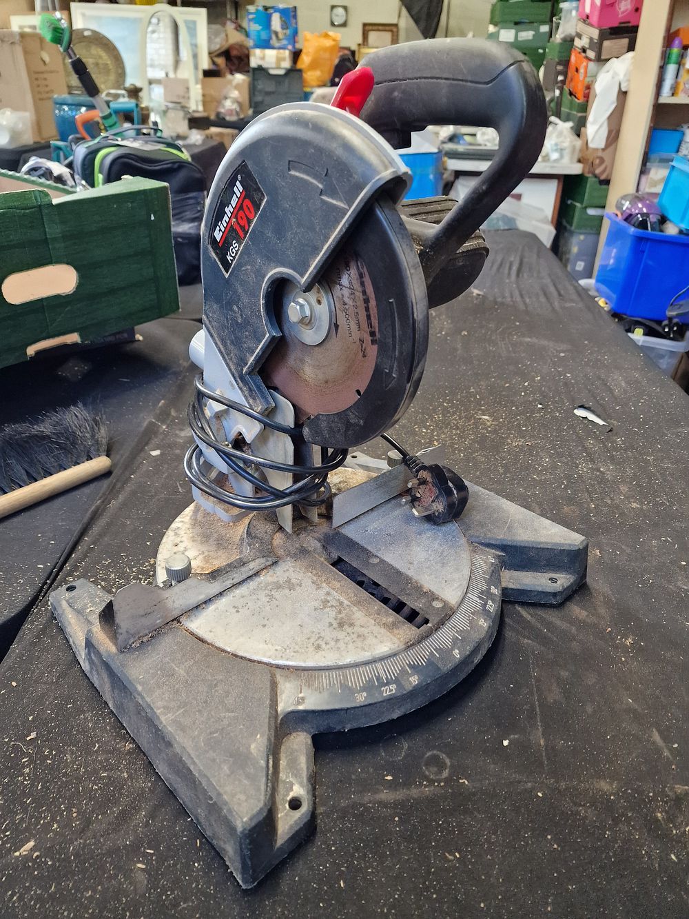 Lot 232: Einhell KGS 190 Mitre Saw Tested for Power....