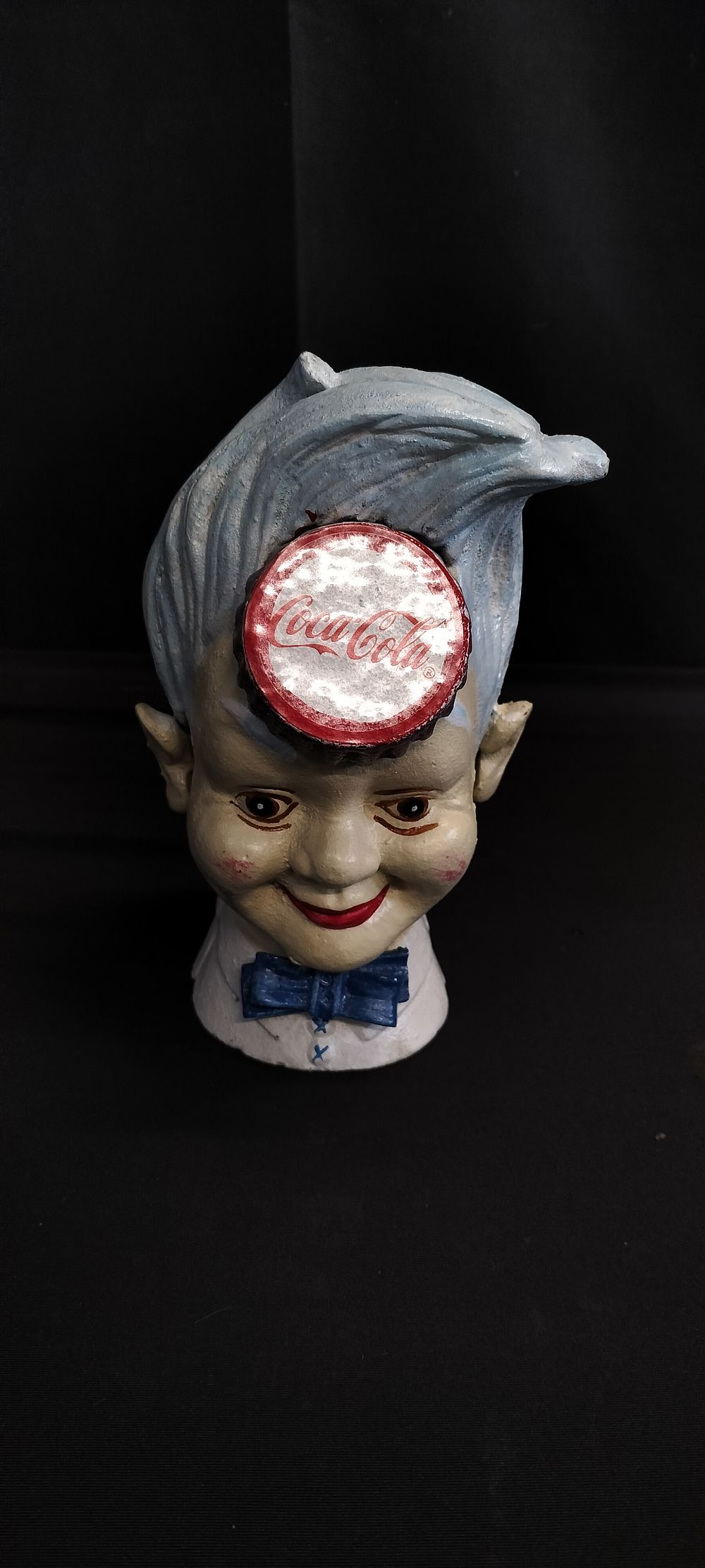 Lot 242: Coca-Cola / Sprite Boy Cast Iron Money Bank....