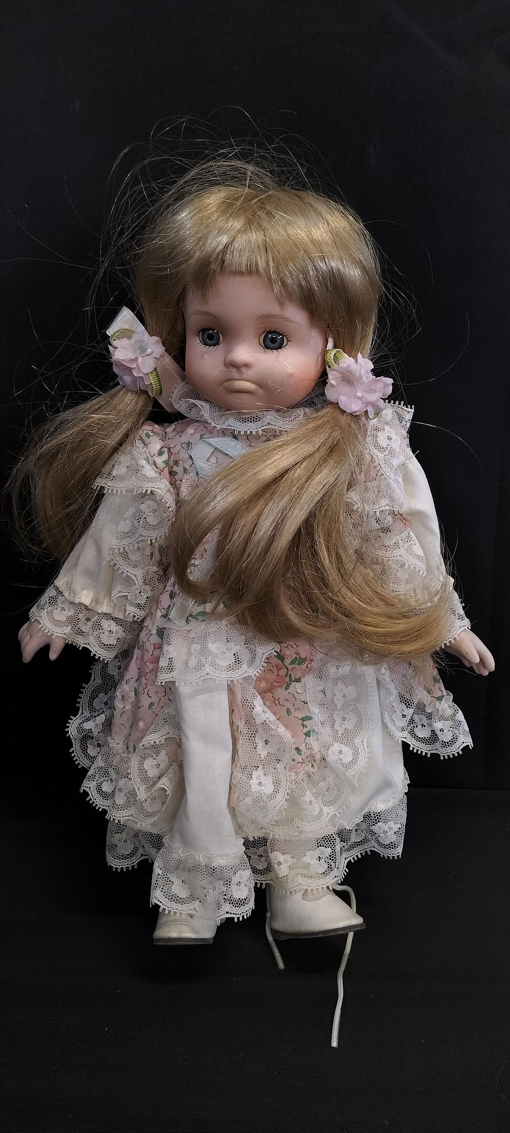 Lot 256: Vintage Porcelain Doll Rosa From the Classique Collection....