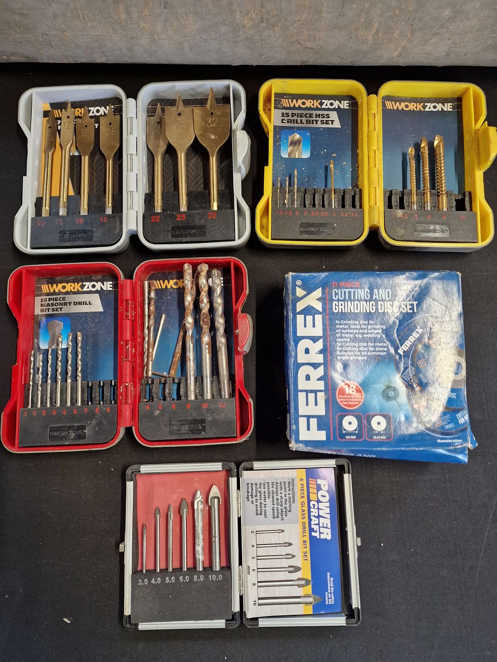 Lot 520: Selection of Power Tool Drilling Accessories and 125mm...