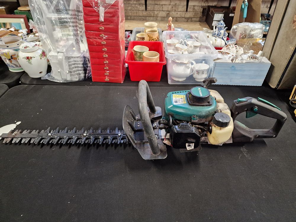 Lot 543: Garden Line Petrol Hedge Trimmer Untested COLLECTION ONLY