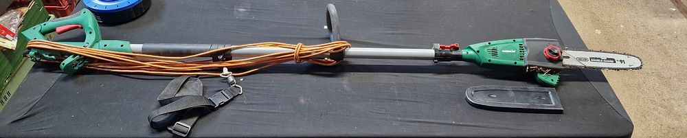 Lot 564: Garden Line Telescopic Electric Pole Pruner GWO COLLECTION...