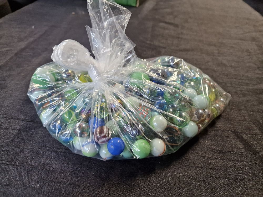 Lot 608: Selection of Glass Marbles. Mostly Lost by Auction...