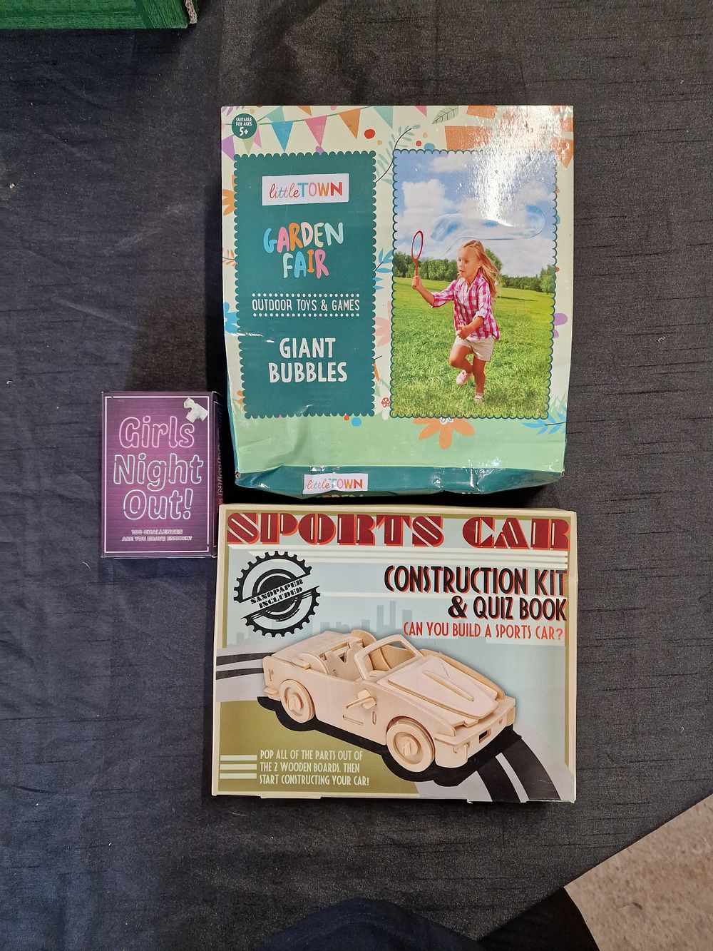 Lot 616: Selection of Games. Giant Bubbles, Sports Car Construction...