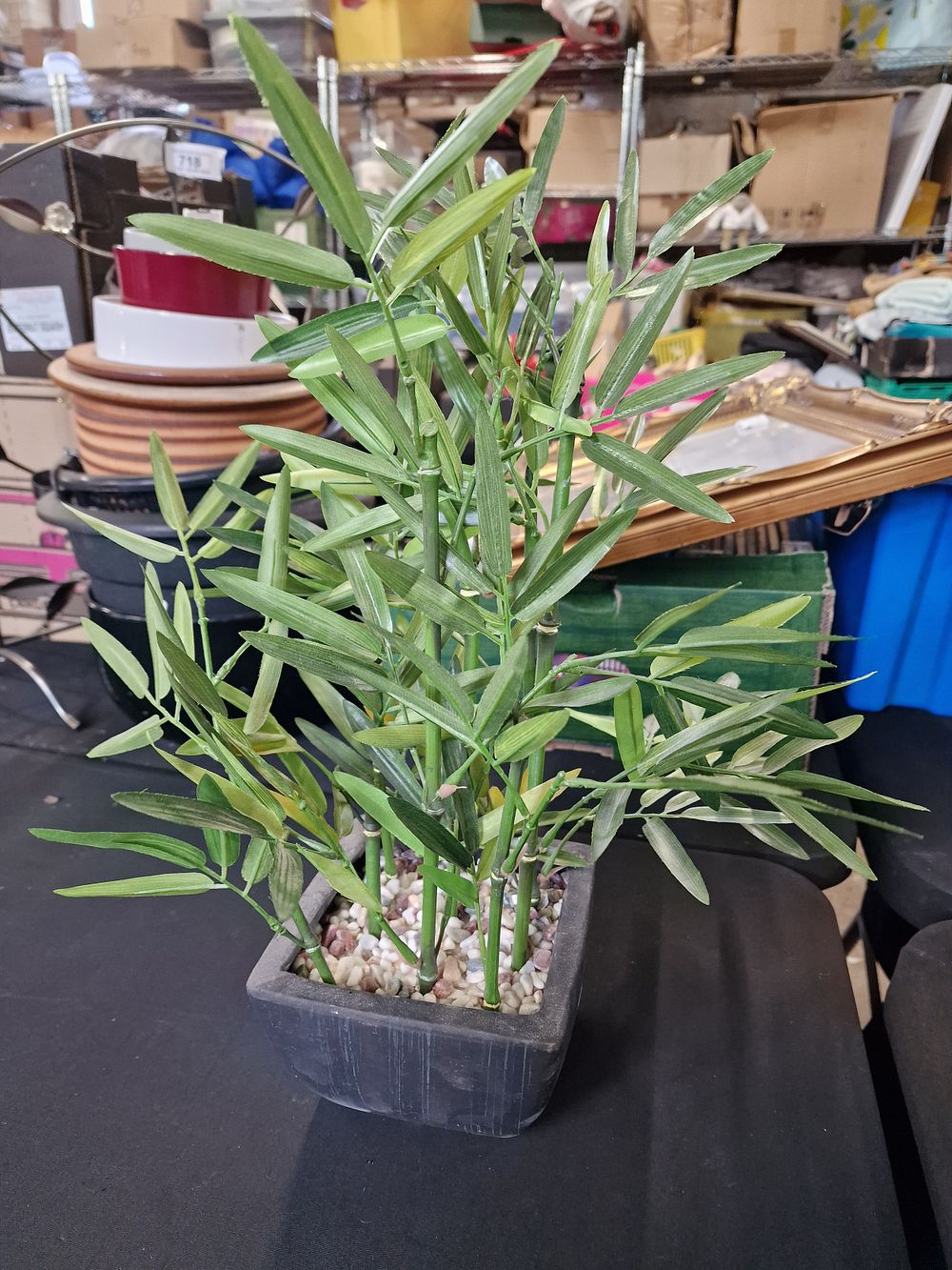 Lot 638: Faux Decorative Plant in Pot