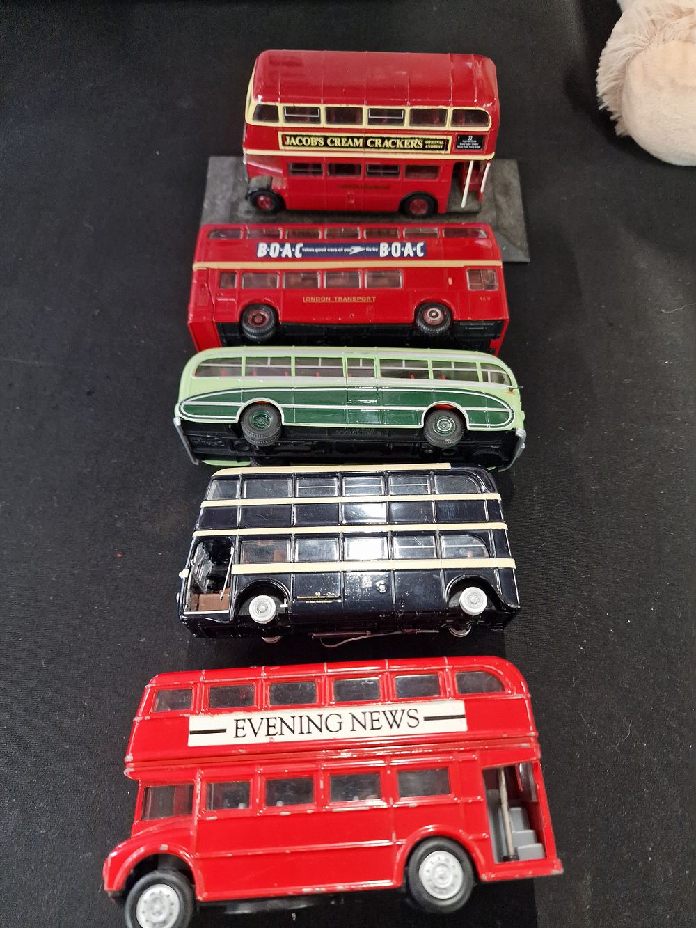 Lot 659: Selection of Toy Buses Play Worn
