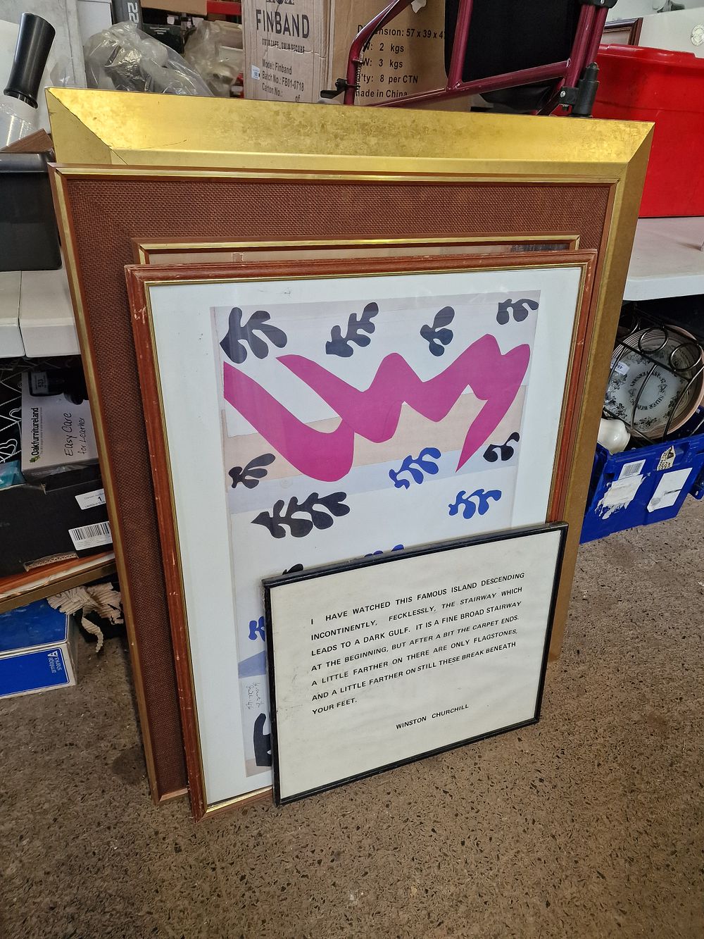 Lot 685: Selection of Large Picture Frames COLLECTION ONLY