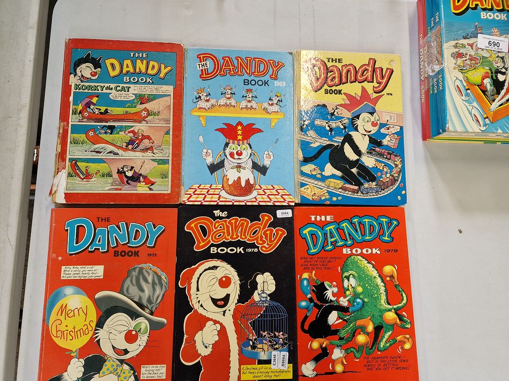 Lot 691: Six Vintage Dandy Books