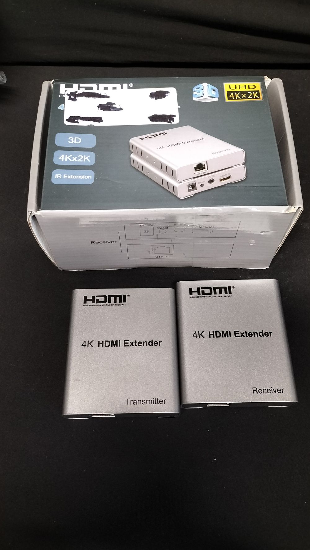 Lot 564: Customer Returns HDMI 4K HDMI Extender Receiver and...