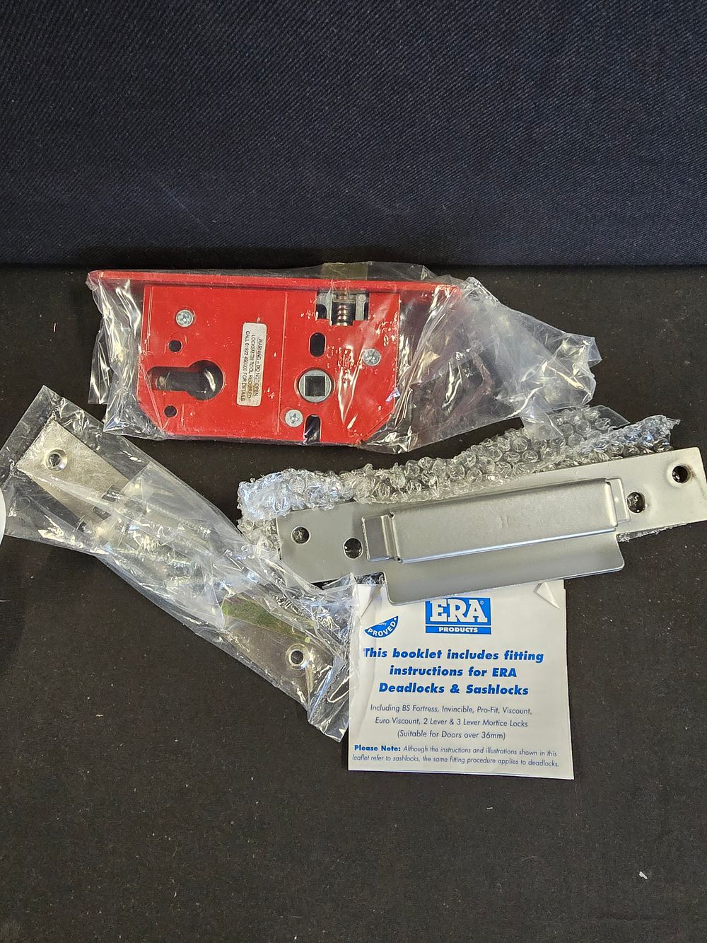 Lot 600: New ERA door fortress euro lock 2 1/2" sat box